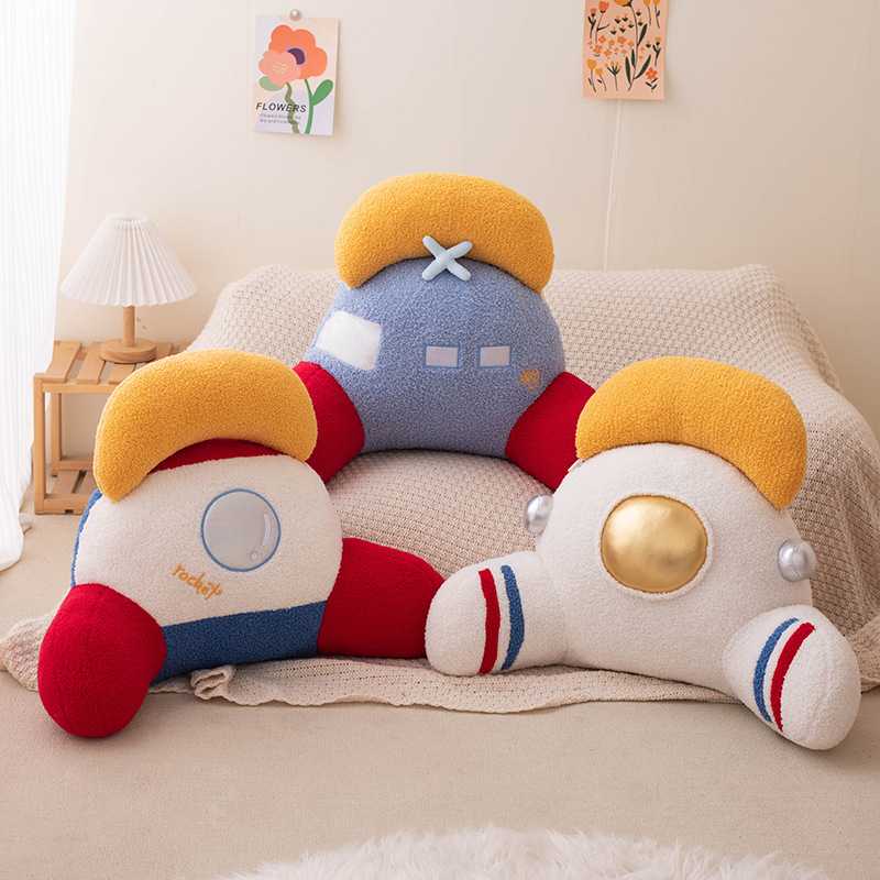 网红火箭浩宇腰靠办公室护腰靠背垫久坐不累腰枕儿童坐垫椅子