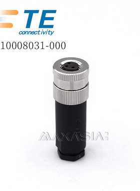 TE泰科原装航空插头传感器M8现场圆形接头T4010008031-000母端3孔