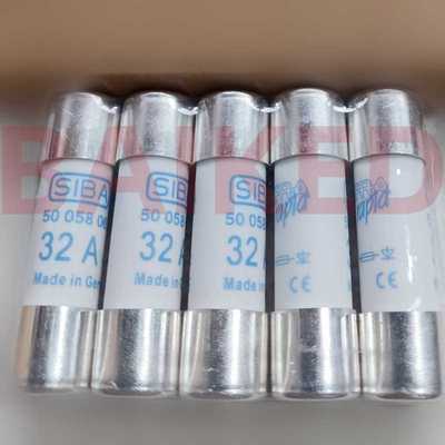 SIBA保险丝 5005806 32A aR AC 600V 14X51mm 熔断器 5005806.32