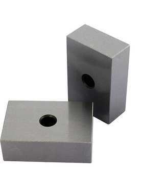 25x50x75mm 公制 23孔平行垫块铣床平行垫铁虎钳1-2-3平型等高块