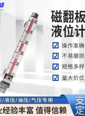 厂家生产4-20MA远传锅炉水油位计水位计UHZ517磁翻板磁耦合液位计