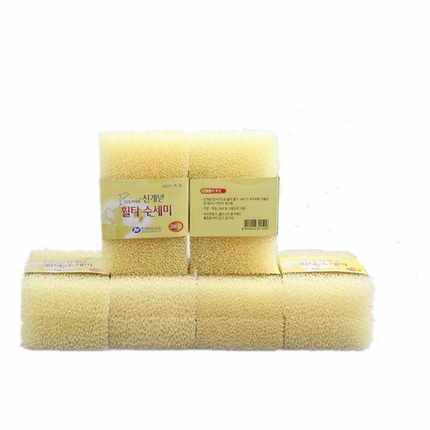 韩国洗碗布百洁布不粘锅洗碗巾仿天然丝瓜瓤丝瓜络海绵耐用7组