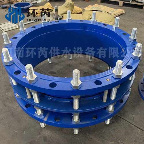 可拆式钢制管道伸缩接头DN100出口全穿螺丝双法兰传力式伸缩器
