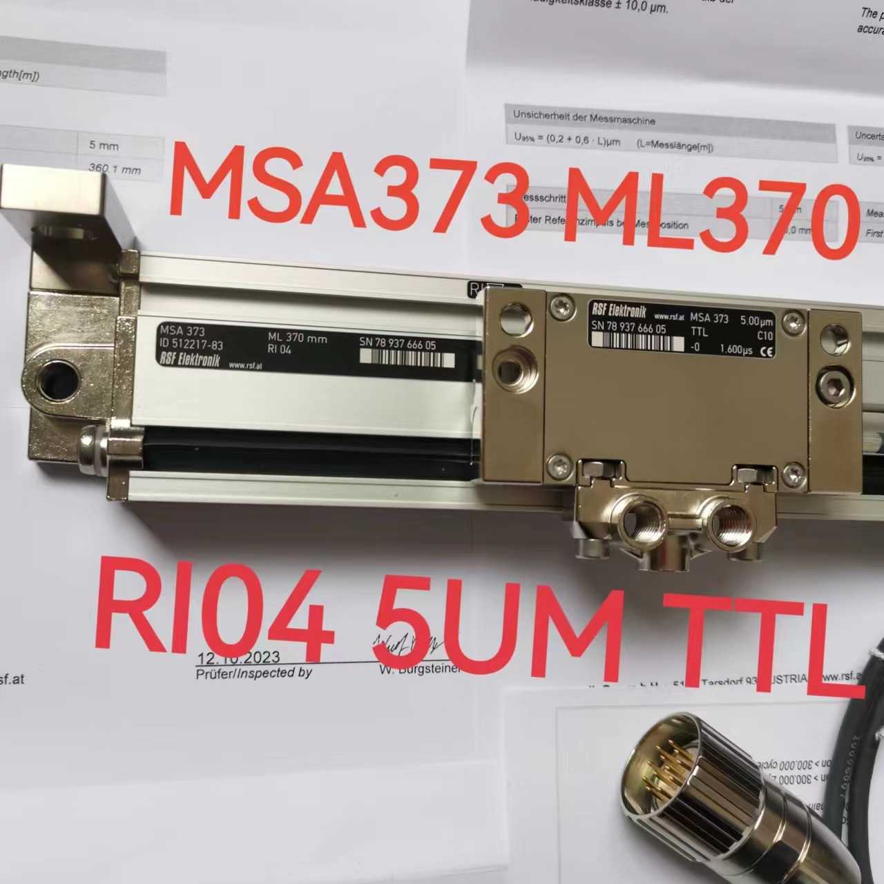 RSF MSA 374.65 370 液压机 电液折弯机光栅尺 5V 5U TTL信号江苏