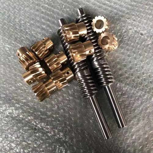 涡轮蜗杆减速 机配件传动齿轮1.5模2模2.5模3模4模蜗轮蜗杆定  制