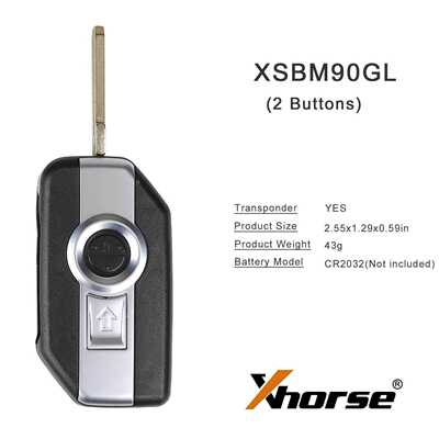 XHORSE XSBM90GL Motorcycle Smart Card Key VVDI智能遥控钥匙