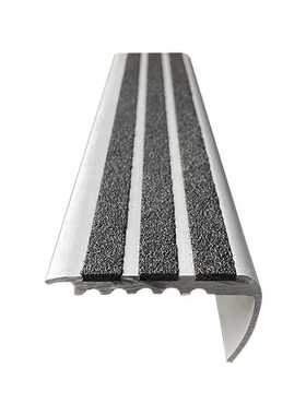 安徽防滑条厂家铝合金金刚砂防滑贴L型Stair nosing踏步止滑条