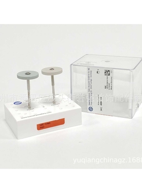 德国Komet盒装抛光砂轮 粗抛细抛金属打磨盘 有柄镜面抛光轮22mm