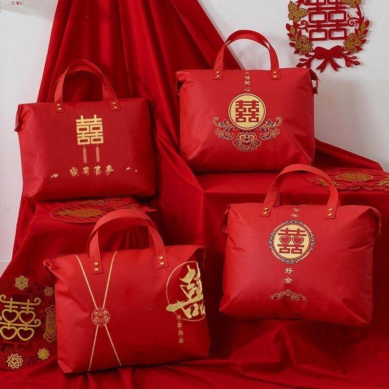 结婚被子收纳袋加厚防尘四件套手提袋婚庆喜被袋子婚礼床品喜事,收纳整理,被子防尘袋,淘宝优惠券,粉丝福利购,淘宝优惠卷