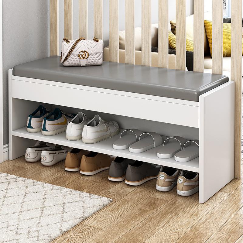 家用门口鞋柜坐凳一体可坐式小凳子进门鞋架入户简约穿鞋凳