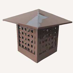 厂家专业  别墅铝合金烟囱冒 楼房不锈钢排烟帽尺寸