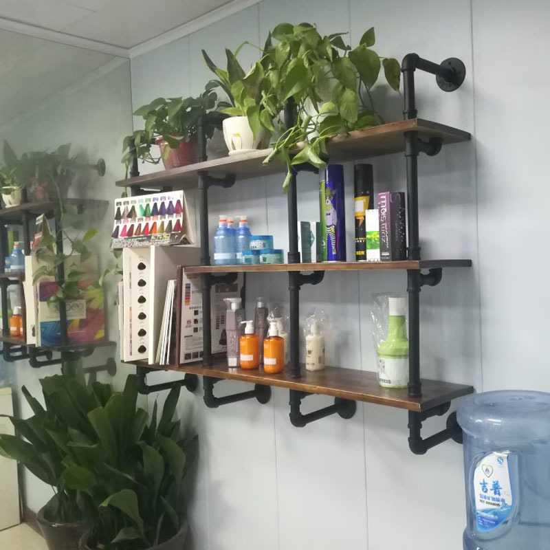 美式现代上墙壁挂置物架乡村简约客厅卧室可放置绿植创意装饰架