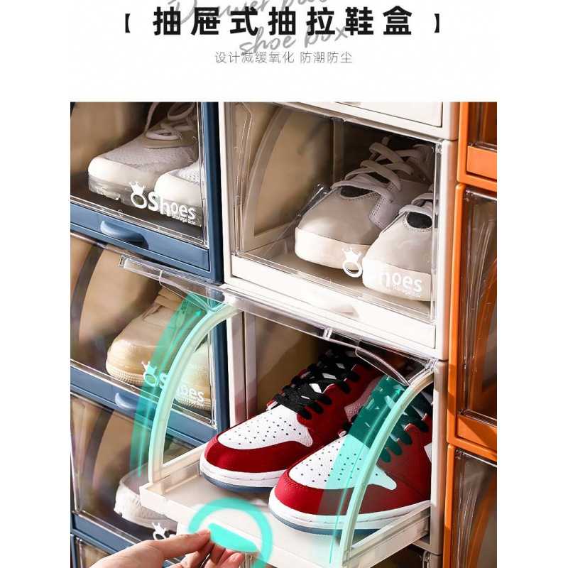 透明鞋盒抽拉抽屉式新款塑料鞋子其它园艺用品