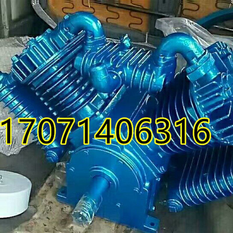 空气压缩机泵头空压机机头7.5kw四缸1.05/12.5/16捷豹聚财款气泵