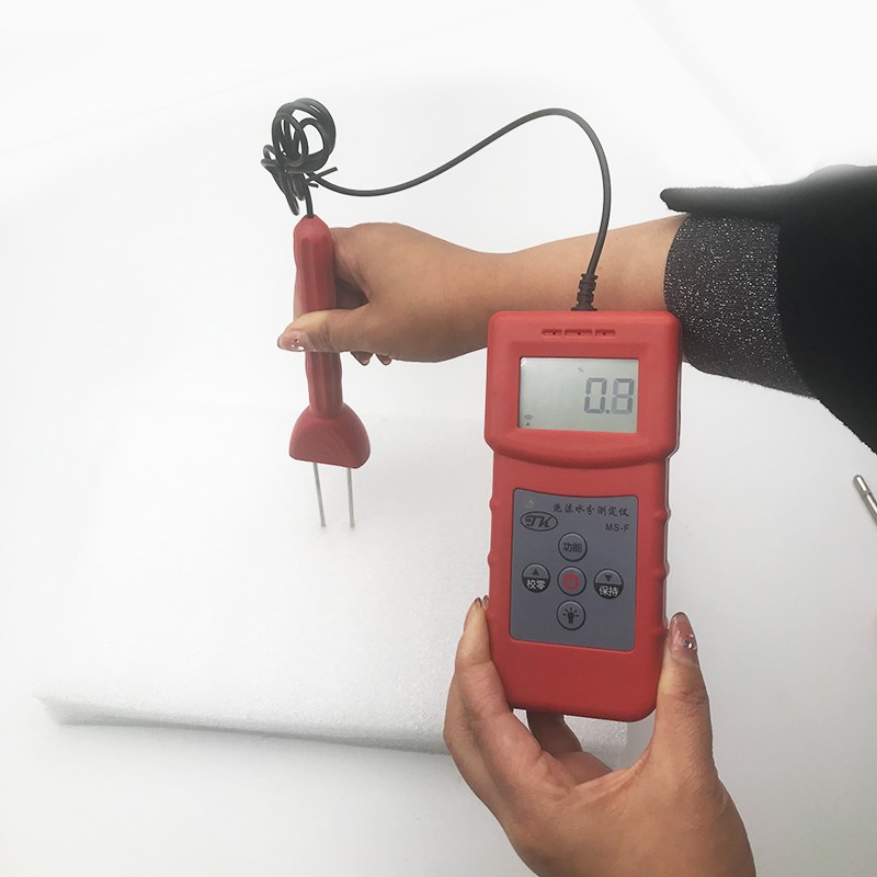 【拓科 MS-F泡沫专用水分测定仪塑料泡沫保利龙海绵水份检测双针