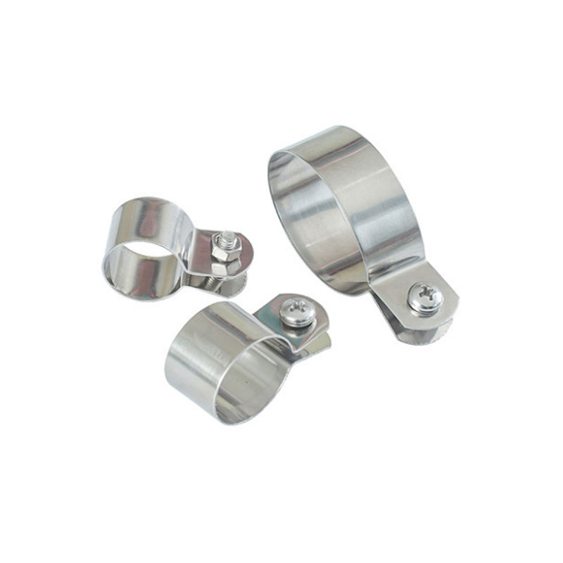 304不锈钢接地卡子管接地卡骑马卡支架管扣水管夹卡箍20 25 32 40