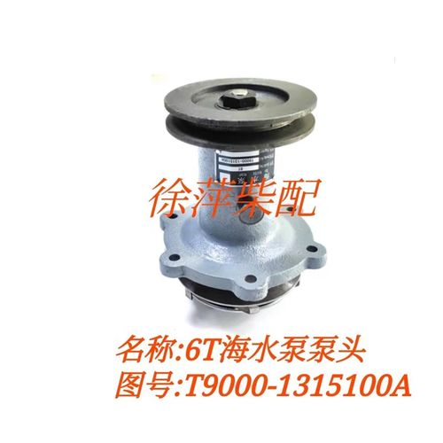 6T海水泵T9000-1315100泵头王柴YC6T发动机代码A89大流量船电专用