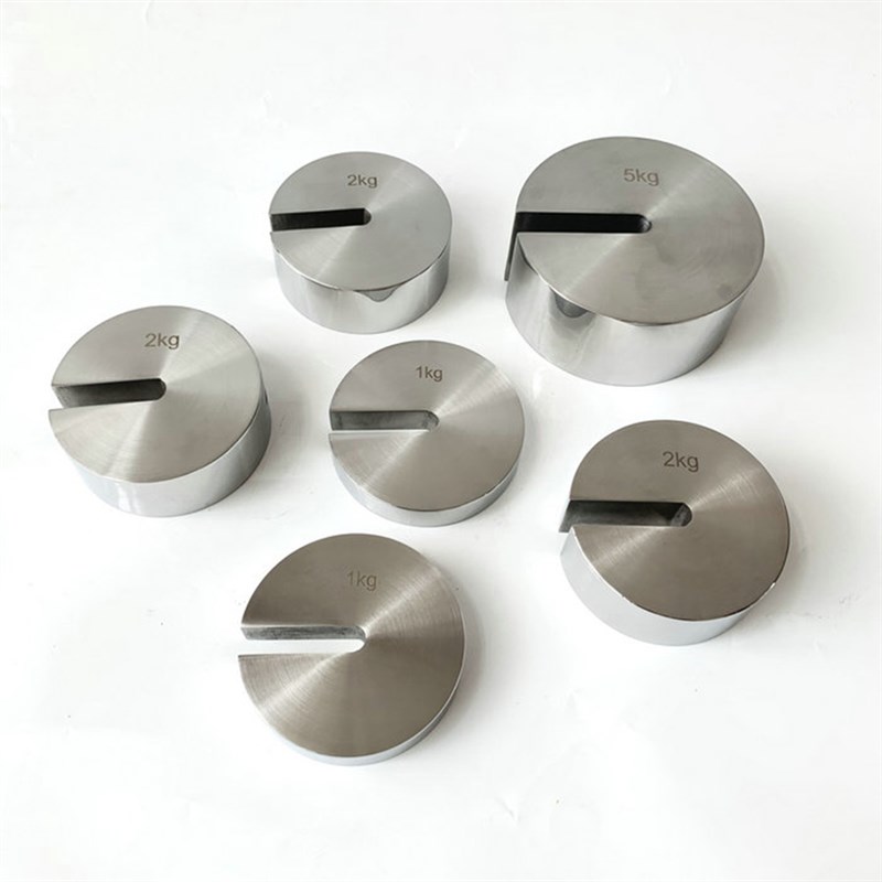 M1不锈钢C型砝码增坨砝码50g盒装2kg秤砣10N开口饼形配重法码包邮