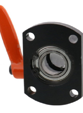 防转动丝杆法兰轴承固定支撑座带锁紧LKP51 MTQDB MTQDM10 12 15