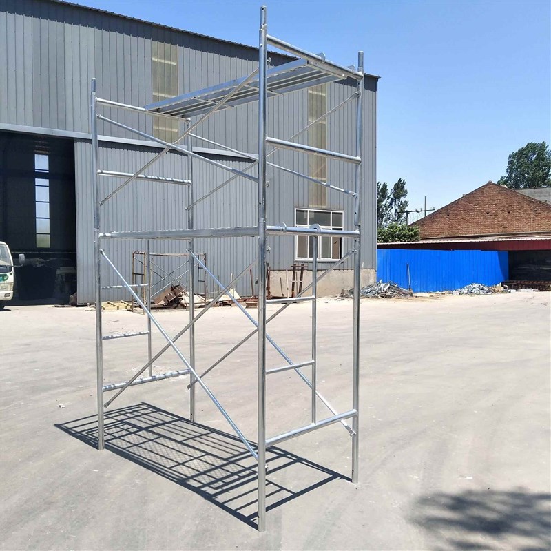 厂家 移动脚手架 门式脚手架 梯形活动架 R建筑装修镀锌手脚架