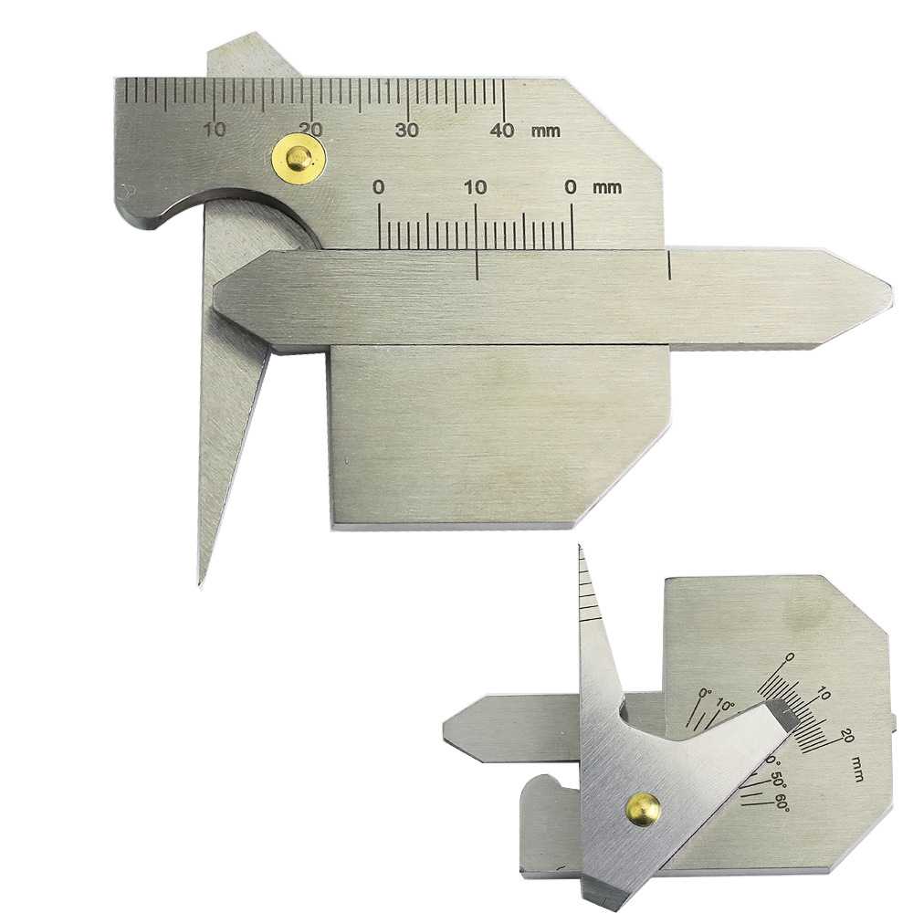 HUOTO 0-45度 不锈钢整体 HJC40B 迷你 焊缝检验尺 焊缝规