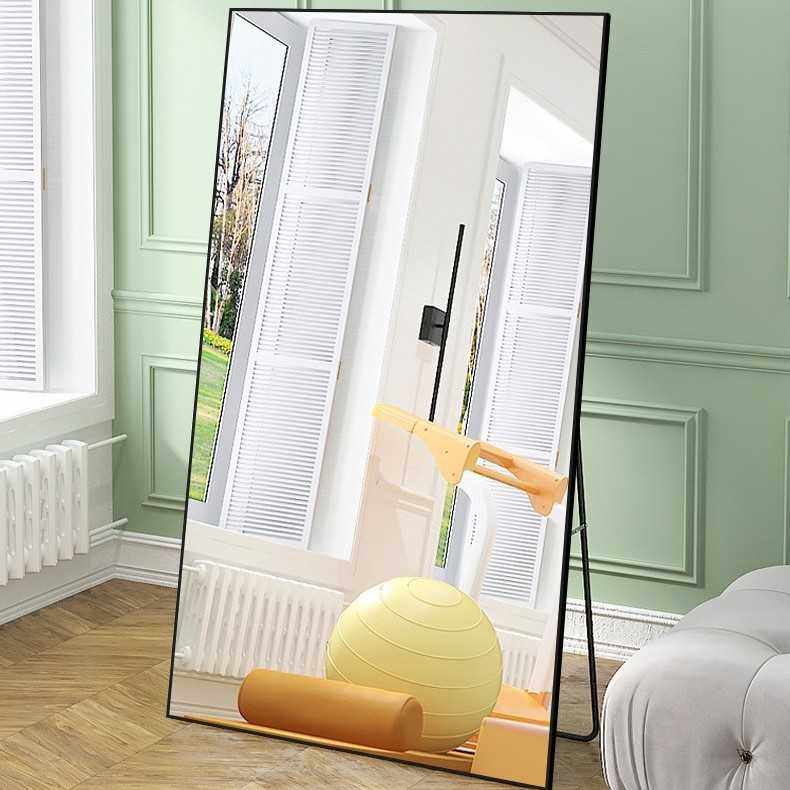 舞蹈镜子家用跳舞瑜伽练功健身房专用可移动挂墙贴墙落地大全身镜
