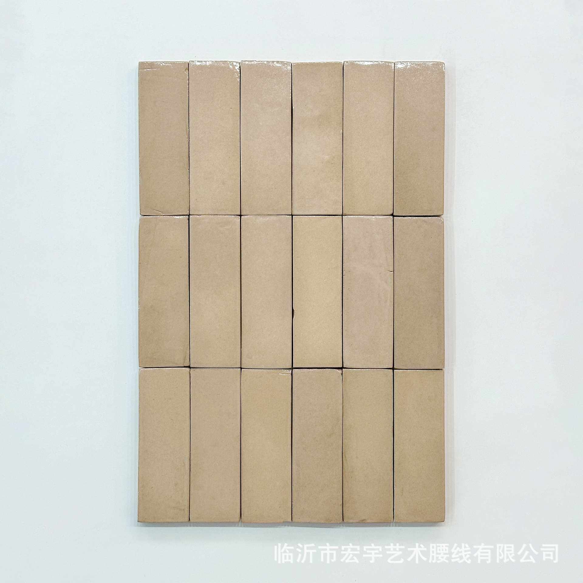 zellige纯手工泥胚 摩洛哥手工砖米色复古陶土砖卫生间墙砖背景墙