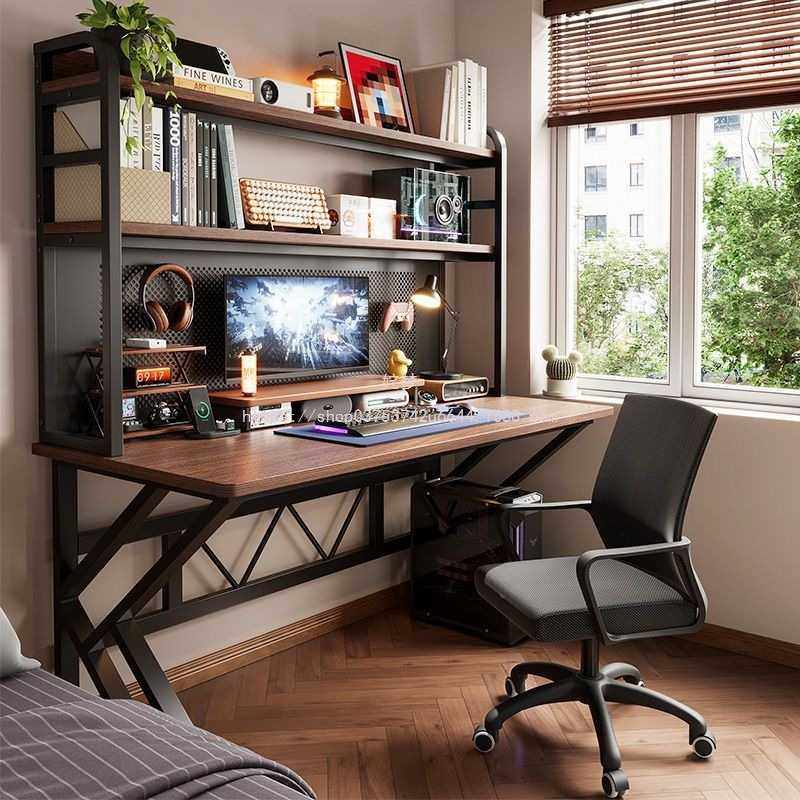 姹梦台式电脑桌家用书桌书架一体桌子办公桌洞洞板学习桌卧室电竞,玩具/童车/益智/积木/模型,垂直悬浮玩具,淘宝优惠券,粉丝福利购,淘宝优惠卷