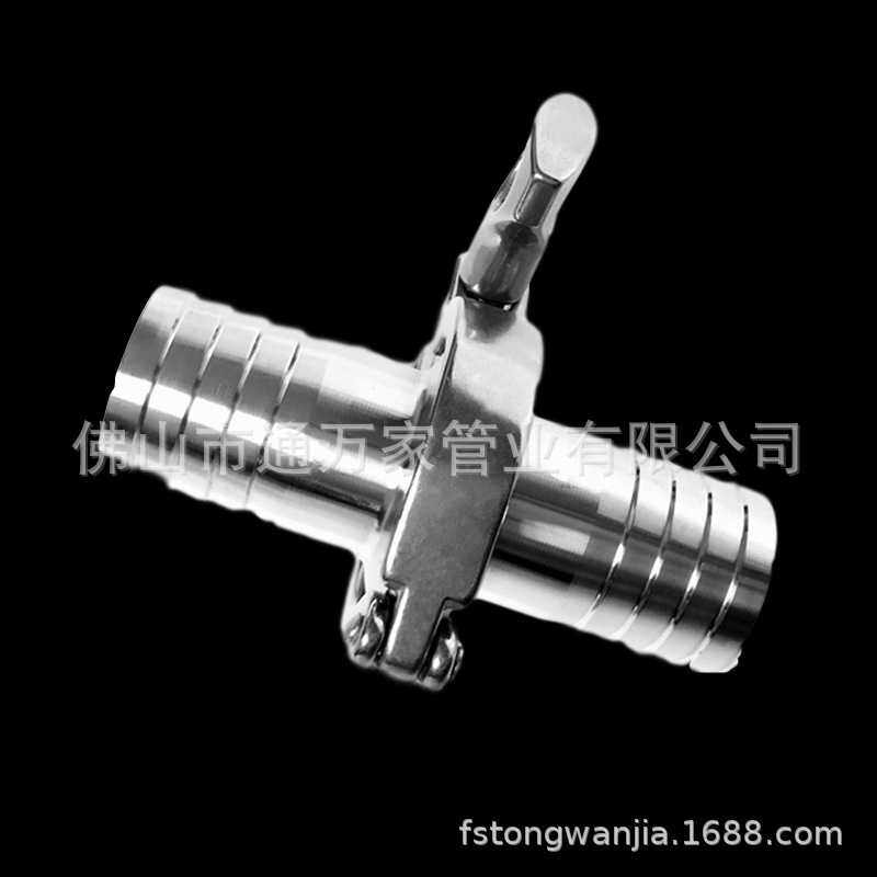 现货供应304不锈钢卫生级316快装皮管接头套装含卡箍垫片快装宝塔