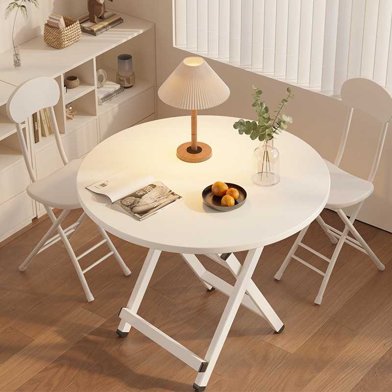 桌子折叠餐桌简易圆桌便携式摆摊桌出租屋户外地摊饭桌家用小户型