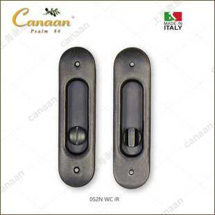 迦南Canaan意大利原装进口 欧式简欧风格 铜移门锁052N WC型号