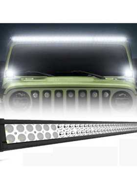 可用于牧马人JL 越野车照明 聚光泛光混合52英寸长条工作灯