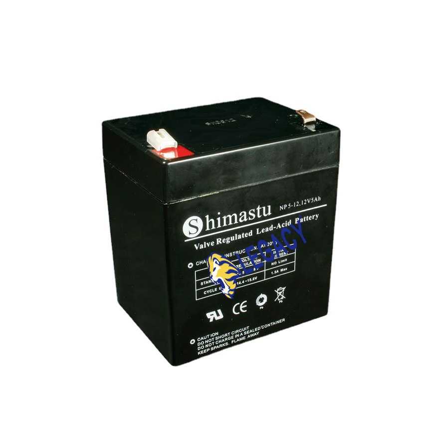 SHIMASTU蓄电池 NP5-12 12V 5AH门禁 安防 机器人 信号 储能电池