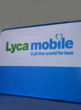 Acrylic vacuum blister led outdoor round light box