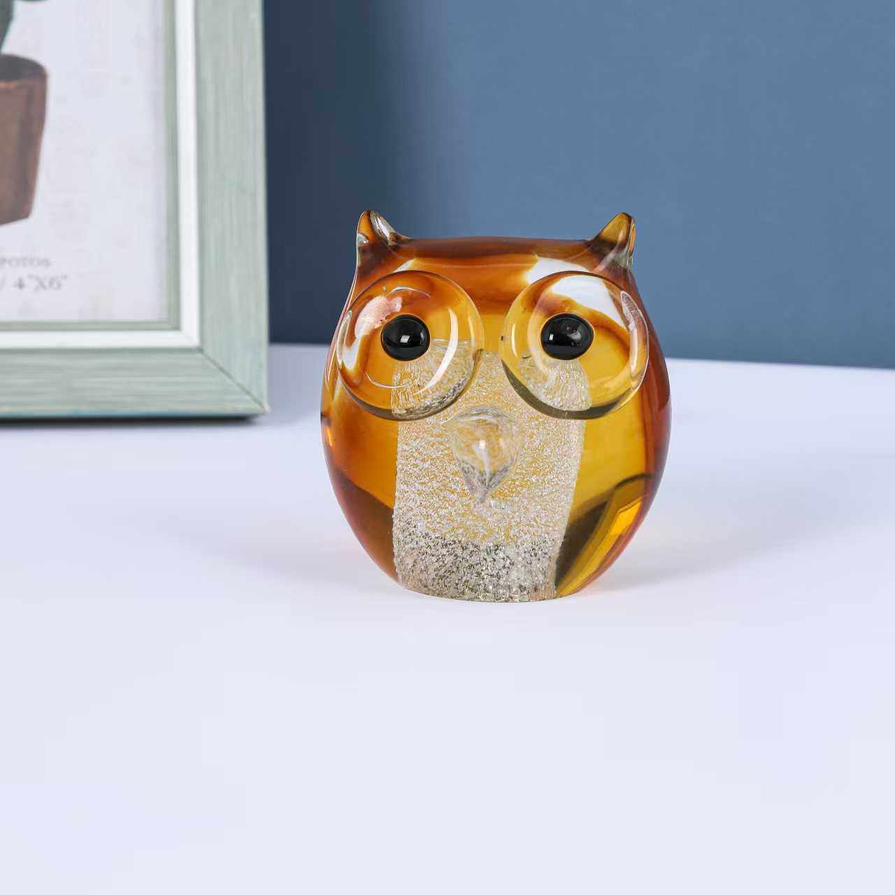 轻奢创意猫头鹰摆件古法琉璃猫头鹰装饰品书桌电视柜软装饰摆件,玩具/童车/益智/积木/模型,垂直悬浮玩具,淘宝优惠券,粉丝福利购,淘宝优惠卷