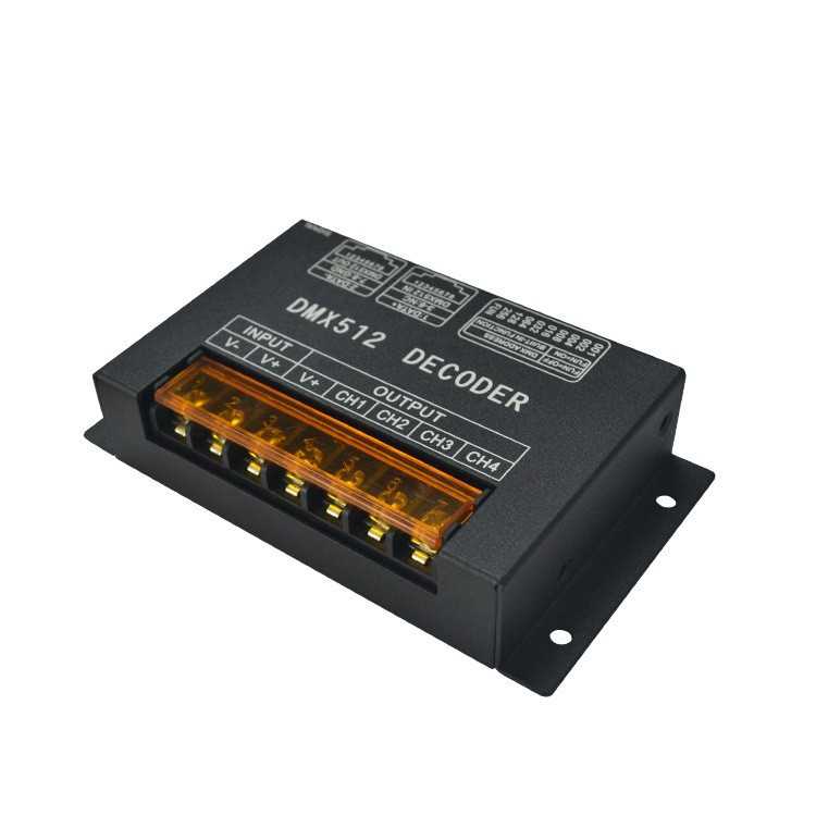 DMX512控制器 同步控制系统LED解码器RGB RGBW智能照明灯具控制器