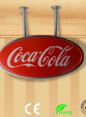 Hanging Double Side Indoor Outdoor Advertising Oval Lightbox