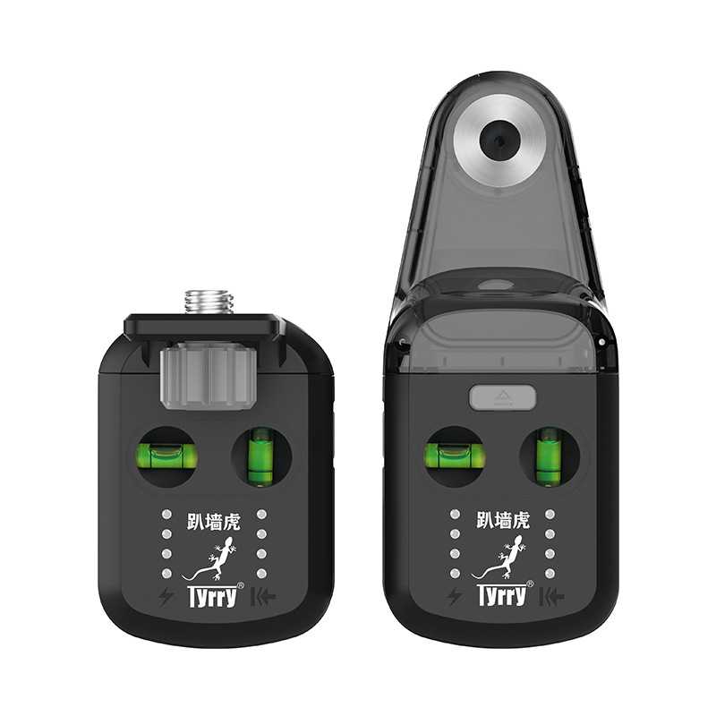 大号吸附趴墙虎冲击钻接灰安装神器挂画打孔集尘器水平仪吸墙支架