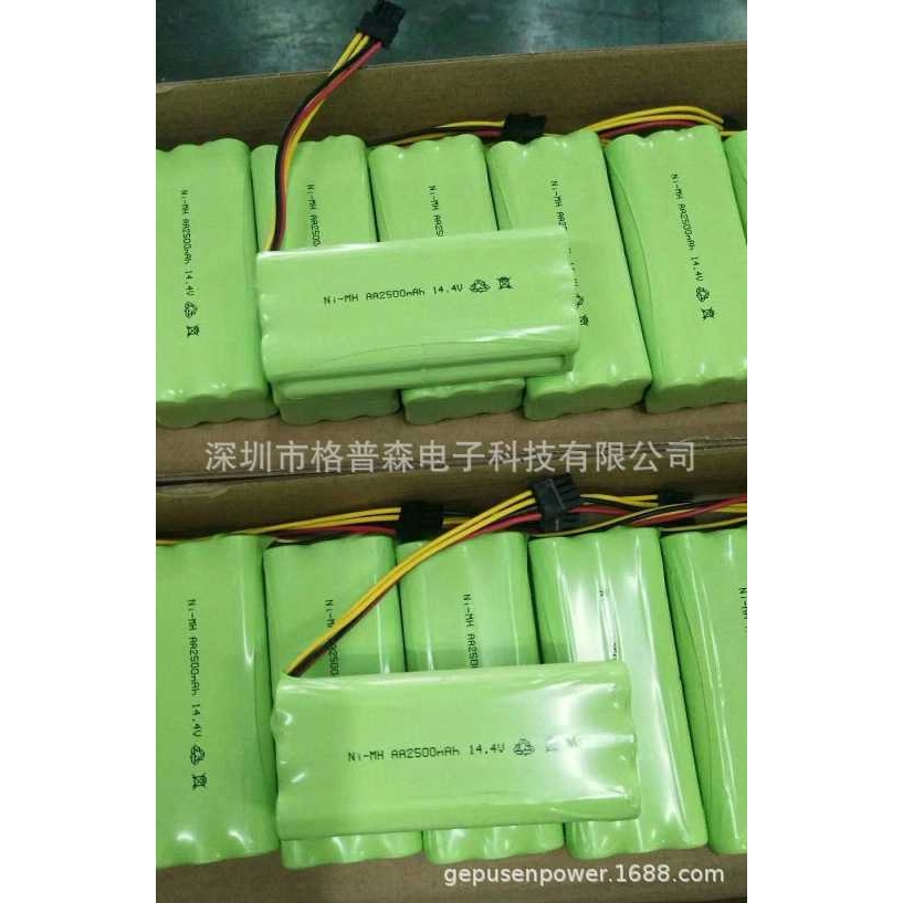 镍氢电池组Ni-MH AA2500mAh 14.4V 扫地机专用