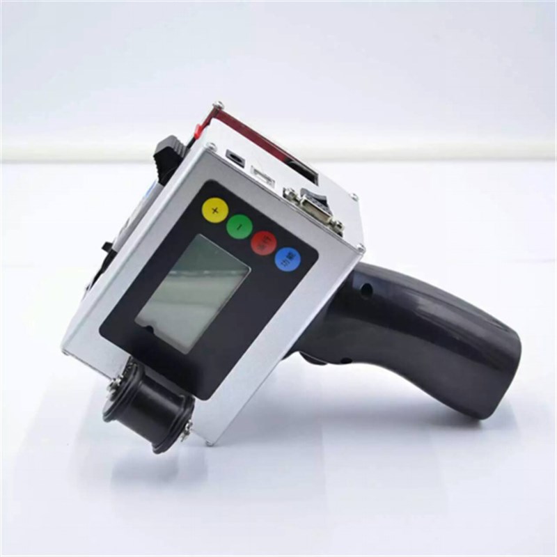 手握自动打c码机大小字符喷码打生产日期便携式手柄式打码机