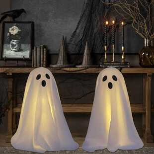 Christmas Halloween Spooky Halloween Decor Set with LED
