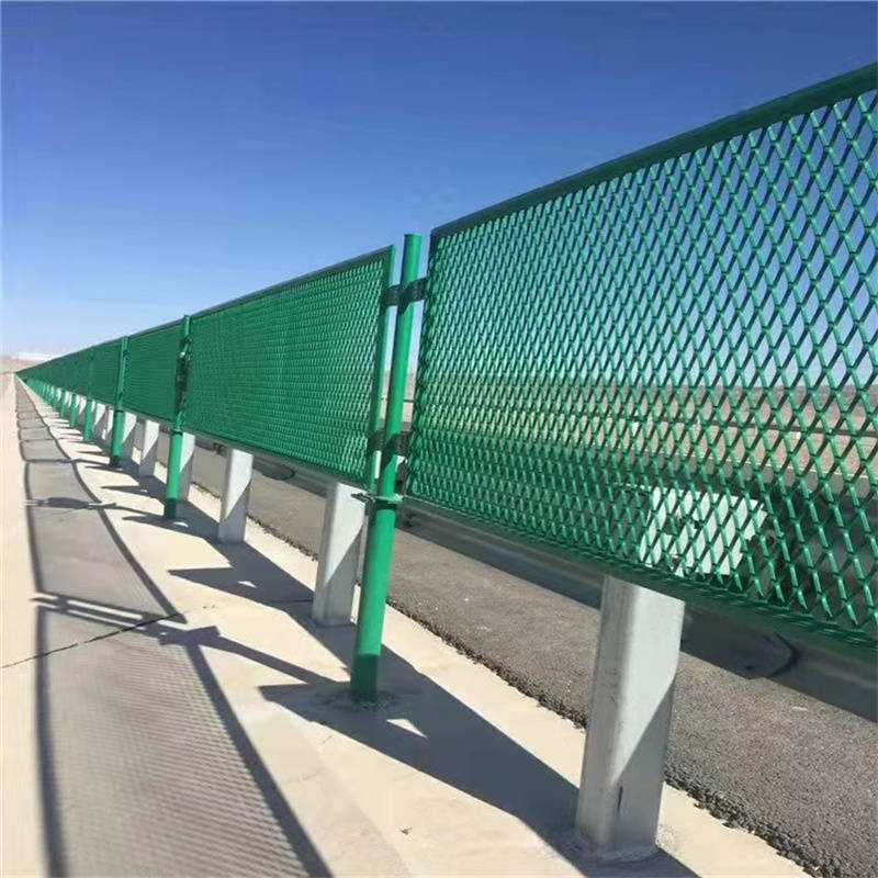 高速公路防眩网道路防坠落网铁路隔离棚桥梁公路防抛网框架护栏网