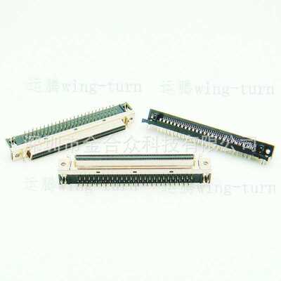 运腾 MDR100FL-90 SCSI 接插件 HPDB100母 弯插母座PCB板卡插针