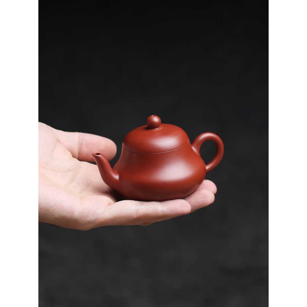 如合宜兴小品李和平制大红袍功夫茶壶原矿小壶小号冲茶茶具君德壶