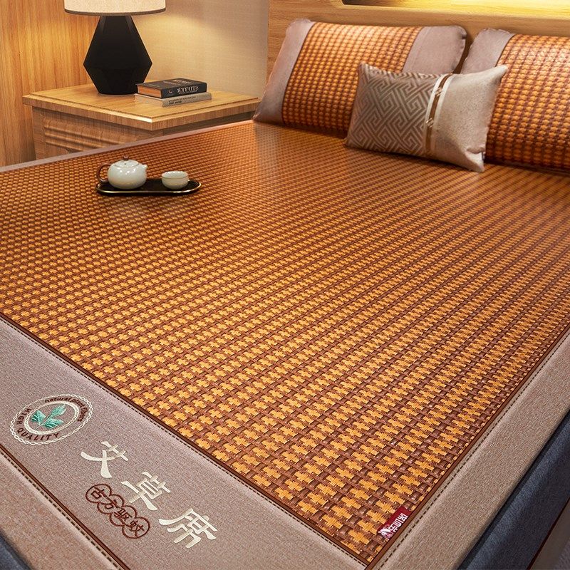 严选凉席夏季天然纯藤席子可折叠冰丝席夏天2025新款家用老式草席,床上用品,凉席/草席/麻席,淘宝优惠券,粉丝福利购,淘宝优惠卷