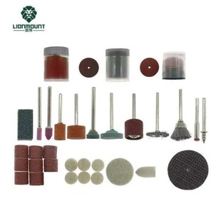 雕刻打磨机小型抛光机磨头磨针切割木材石材工具 雷蒙电磨配件套装