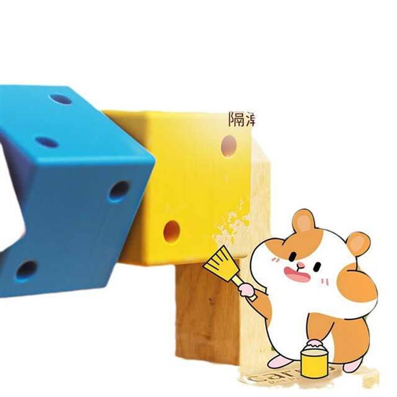 小宠仓鼠玩具趣味魔方金丝熊益智打碟玩具解闷互动多巴胺彩色造景