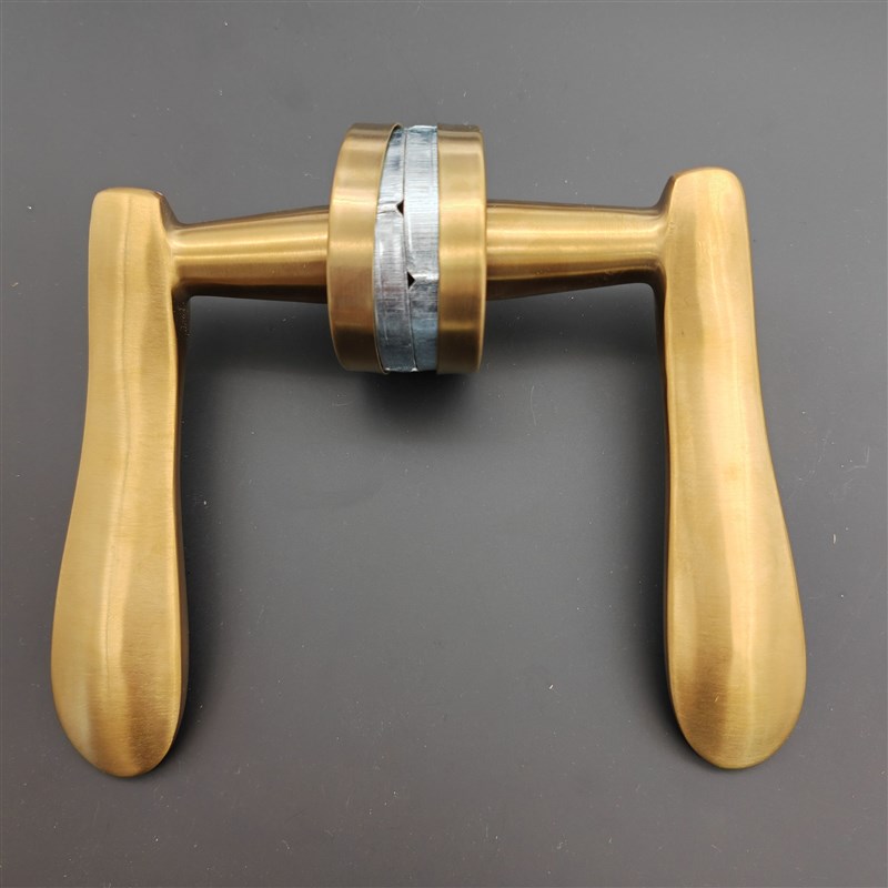 替恒大分体锁金色门把手室内卧室房间E门锁具M执手锁压把锁7260锁