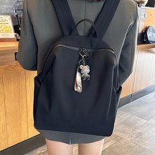 小众风小型双肩包女2025新款通勤多口袋背包户外旅游轻Z便休闲书