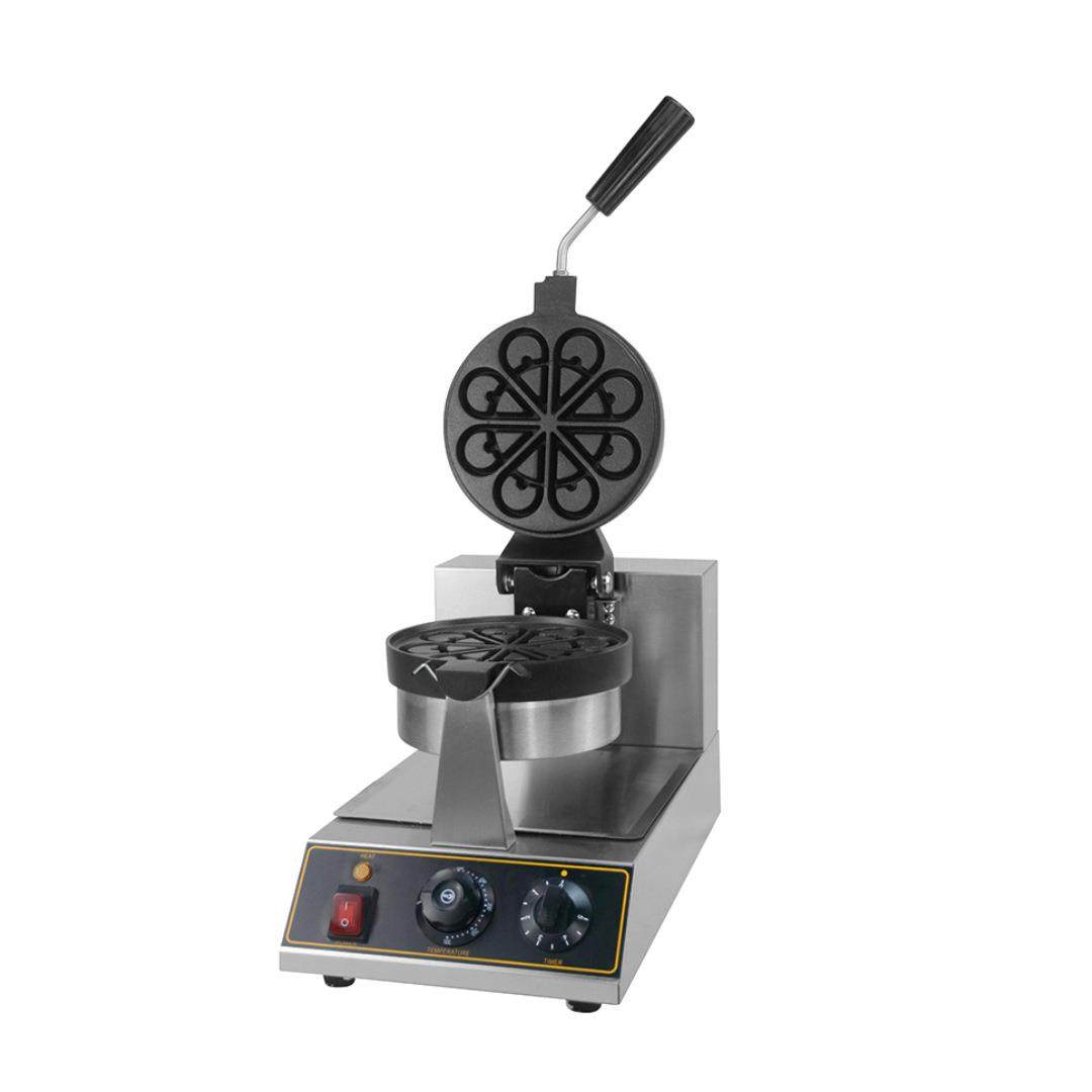 全自动商用电热旋转华夫炉不锈钢翻转松饼机加厚格仔饼机厂家直销